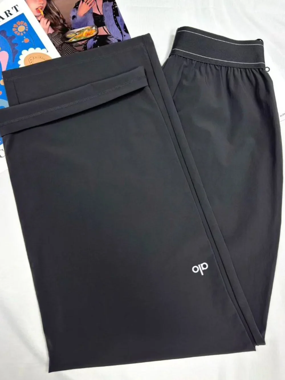 ALO Yoga🤩Suit Up Trouser Dark Grey (Regular) 🥨NWT Wide Leg 30” Inseam